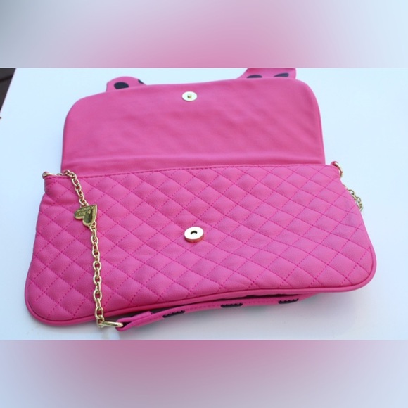 Betsy Johnson dots enough shoulder bag - Picture 6 of 10